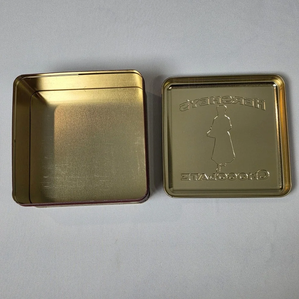 Hershey's Pure Milk Chocolate Tin Vintage Edition #2 1992 Hershey Girl